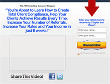 Tablet Screenshot of mtcoachingsuccess.com